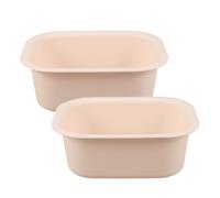 GATHINESS 2 Piezas Lavabo Cambiador para Pañales, Lavabo Rectangular de Pp Blanco, Fácil de Limpiar y Resistente al Calor, para Ñiño E Infantil, Baño y Lavadero