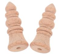 GATHINESS 2 Piezas Sin Terminar Mini Repisa De Cama Remate Suministros De Manualidades Varilla De Columna De Repuesto De Madera Husillo De Gabinete Postes De Paisajismo Columnas