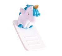 GATHINESS 2 Piezas Soporte para Teléfono de Unicornio, Soporte para Móvil, de Plástico, Azul, Ligero, Protege los Ojos, para Oficina y Hogar