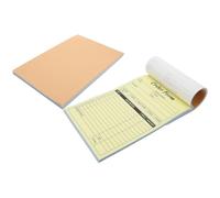 GATHINESS 2 Piezas Talonario de Recibos para Negocios Libro de Facturas para Llevar Registros 2 Partes Papel Blanco 2 Libros por Paquete para Pedidos de Restaurante y Operaciones de Campo