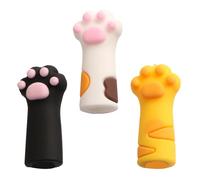 GATHINESS 3 Fundas Protectoras de Silicona Abs Reutilizables y Seguras Color Aleatorio para Tijeras y Pinzas de Cutículas para Manicura y Pedicura