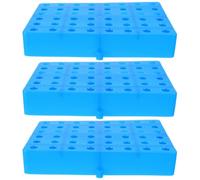 GATHINESS 3 Piezas Palé de Plástico para Almacén Diseño de Rejilla Ventilada y Plataforma Elevada Antideslizante para Uso en Supermercados y Sótanos