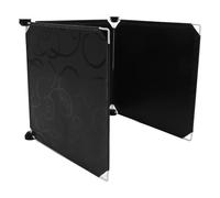 GATHINESS 3 Piezas Protector de Caja de Arena para Gatos Negro Resistente a Impactos de Plástico PP para Uso en Casa Que Protege Esquinas y Evita Salpicaduras