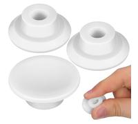 GATHINESS 3 Piezas Tapón de Drenaje de Goma para Arcón Congelador, Blanco | Resistente a Bajas Temperaturas, Repuesto de Silicona, Fácil Instalación y Retirada, para Frigoríficos
