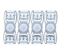 GATHINESS 4 Piezas Botones de Plástico para Gafas de Natación Mecanismo Clip, Ajuste Rápido y Diseño Elegante, Compatibles Correas de 10-13 Mm para Uso en Natación