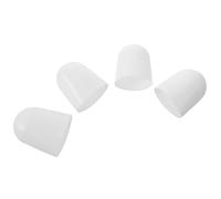 GATHINESS 4 Piezas Difusor de Luz de Linterna de Silicona de Color Claro, Resistente al Agua, Tamaño 8x5.5 Cm, Cubre Cabezas de Lámpara de 51 a 54mm para Camping al Aire Libre y Lectura