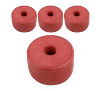 GATHINESS 4 Piezas Flotadores de Espuma para Pesca de Redes y Trampas de Cangrejos, Cilindros de PVC Resistentes Corrosión Marina y Alta Flotabilidad, Color Rojo, 90x50 Mm
