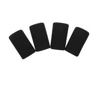 GATHINESS 4 Piezas Funda Protectora de Esponja para Cartucho de Co2 Negro, Tamaño 5.8x3.1x3.1 Cm, Mejora el Agarre y Manejo Cómodo para Máquinas de Soda en Casa