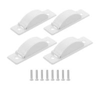 GATHINESS 4 Piezas Placa de Cubierta de Seguridad para Interruptor de Luz Blanco de Plástico Tornillos, Protege contra Activación Accidental, Adecuado para Oficinas y Cocinas