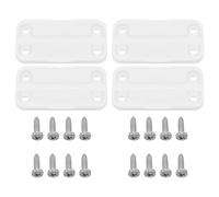GATHINESS 4 Piezas Tornillos y Bisagras de Plástico y Hierro Resistentes al Óxido para Nevera y Frigorífico, Ideales para Picnics y Viajes Largos, Prolongan la Vida Útil