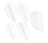GATHINESS 5 Púas de Dedo Transparentes para Niños y Adultos en Plástico, Cubiertas de Uñas para Ukulele y Banjo Ajuste Cómodo Experiencia de Toque Profesional