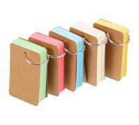 GATHINESS 5 Tarjetas Didácticas en Blanco para Estudiantes Papel Kraft, Diseño Clásico y Escritura Suave, Ideales para Priorizar Palabras y Mejorar el Aprendizaje