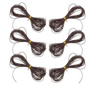 GATHINESS 6 Cordones Encerados y Fáciles de Anudar de 1mm de Poliéster Resistentes Abrasión para Hacer Pulseras y Joyería Ideales para Manualidades y Diseño DIY