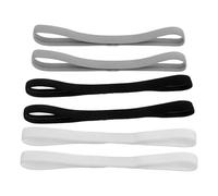 GATHINESS 6 Piezas Diademas Elásticas Deportivas Finas para Mujeres y Niñas Gestión Avanzada del Sudor y Tejido de Poliéster, Ideales para Yoga y Ciclismo