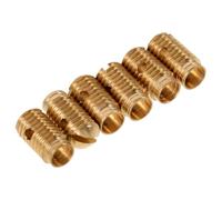 GATHINESS 6 Piezas Juego de Tornillos de Saxofón Dorados de Metal Compatibilidad y Fácil Instalación para Reparación y Ajuste del Mástil del Saxofón
