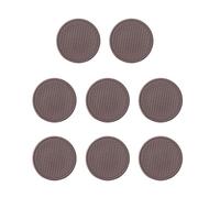 GATHINESS 8 Piezas Almohadillas y Fáciles de Limpiar de Silicona Antideslizantes Protectores Marrones Resistentes a Rayaduras para Patas de Muebles para Proteger el Suelo