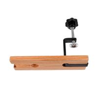 GATHINESS Abrazadera de Mesa Ajustable para Joyería Base Segura de Madera y Acero, Herramienta Práctica para Manualidades y Trabajos Detallados en Mesa Inclinable