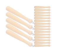 GATHINESS Accesorios de Bate de Béisbol de Madera 25 Unidades para Collares, Llaveros y Pulseras, Mini Dijes Deportivos para Manualidades y Proyectos Creativos