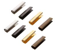 GATHINESS Accesorios para Cordones de Zapatos 80 Puntas de Metal para Cordones Planos 4 Agujeros 4 MM X 20 MM en Azul Antiguo Consejos para Reparar