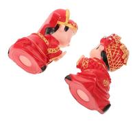 GATHINESS Adorno para Pastel Boda Besándose de Vinilo, Decoración Romántica de Fiesta, Figura Muñecas Novios para Sala y Escritorio, Tamaño Pequeño Compacto, 1 Par