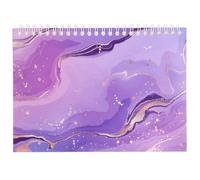 GATHINESS Álbum para Guardar Pegatinas A5 32 Hojas Doble Cara, Material Papel Duradero, Soporte Portátil para Calcomanías y Hojas de Liberación, Adecuado para Scrapbooking y Colección