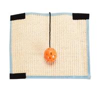 GATHINESS Alfombrilla para Proteger para Redonda Gatitos y Rascadora Gatos de Sisal Bola Decorativa de Plástico Antideslizante Muebles y Sofá