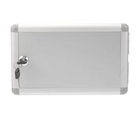 GATHINESS Armario para Llaves de Pared Cerradura, Caja de Gestión de Claves Espaciosa de Aleación Metálica y MDF, Diseño Montado Pared para Oficina y Hogar