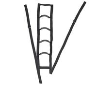 GATHINESS Ayuda para Levantarse Cama, Escalera Auxiliar 4 Asas | Asas Antideslizantes Acolchadas, para Mayores y Cuidadores, Silicona y Webbing, Uso en Casa