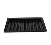 GATHINESS Bandeja Acrílica Transparente para Fichas de Póquer Estuche Portátil para 500 Fichas Negras Organizador Compacto para Mesa de Póquer Soporte Multifunción para Juegos de