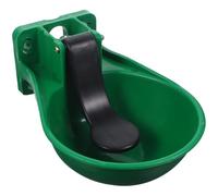 GATHINESS Bebedero Automático para Ganado Grande, Tazón de Plástico Válvula de Cobre, Antisalpicaduras y Resistente para Vacas, Caballos y Ovejas, Fuente de Agua para Granja, 1 Pieza