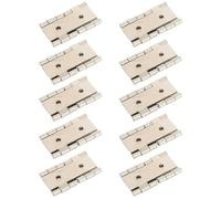 GATHINESS Bisagra Plegable Bisagras para Mamparas Plegables Bisagra de Puerta Estilo Retro 10 Piezas 1.85 x 1.77 x 0.19 in para Pantalla y Muebles Antiguos