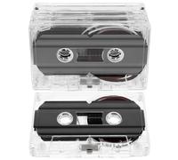 GATHINESS Blank Audio with Plastic Case 5pcs 60 Minutos Cinta de Casete en Blanco grabable Reusable para Home Studio Recording y Lecture