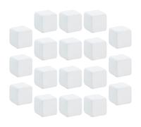 GATHINESS Bloques de Calcio para Tortugas Domésticas y Peces, 18 Piezas, Cubo Portátil de Calcio Blanco para Acuarios, Alimentación Diaria y Minerales Esenciales