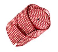 GATHINESS Bolsa de Almacenamiento de Crochet Estampado de Margaritas Rojas, Estuche para Guardar Hilo y Agujas, Adecuado para Labores de Costura