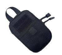GATHINESS Bolsa Médica Portátil de Nylon Negro Diseño de Cuerda Colgante para Actividades al Aire Libre y Camping, Botiquín de Primeros Auxilios Compacto y Práctico