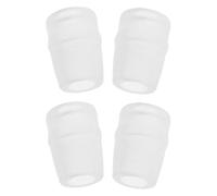 GATHINESS Boquillas Blandas de Silicona para Válvula de Mordida, Pack de 4 Repuestos Blancos para Botellas Deportivas, Uso en Ciclismo y Senderismo