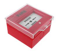 GATHINESS Botón Instalación Fácil de Plástico Rojo para Salida de Emergencia de Alarma y Respuesta Rápida para Control de Acceso en Oficinas y Escuelas