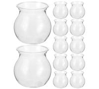GATHINESS Bottle Terrario Transparente 14piezas para Mini Bonsái y Cactus Cultivo Hidropónico y Diseño Creativo para Escritorio