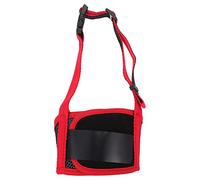 GATHINESS Bozal Ajustable para Perros XL Rojo, Bozal Antiladridos y Antimordeduras de Nylon, Dispositivo Práctico para Exteriores Que Evita Mordidas y Comidas Accidentales