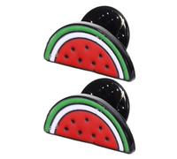 GATHINESS Broche de Sandía de Aleación 2 Piezas, Pin de Dibujos Animados para Ropa, Clip para Suéter y Cárdigan, Accesorio Ligero para Fiestas y Uso Diario, Insignia Colorida y Portátil