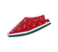GATHINESS Broche de Sandía Esmaltado Divertido, Accesorio Ligero para Ropa, Bolso y Sombrero, Pin de Solapa de Fruta Compacto, Diseño Colorido y Portátil para Estilo Veraniego