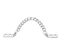 GATHINESS Cadena de Puerta Metálica para Seguridad Diseño Práctico y Fácil de Instalar, Color Plata, Estilo Simple y Delicado para Puerta de Entrada
