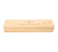 GATHINESS Caja de Recuerdos y Obsequio Especial para Prueba de Embarazo en Madera Beige, Ligera y Elegante para Anuncio de Embarazo para Papá y Abuelos