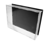 GATHINESS Caja para Libros Edición Especial de Acrílico Negro Resistente a Rayaduras, Tamaño 33x25x7.5 Cm, Diseño Elegante y Antiguo para Escritorio o Iglesia