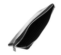 GATHINESS Cartera Larga para Hombre Monedero y Tarjetero, Durable y Ligera en Piel Sintética Negra, para Uso Diario y Obsequio para Novio