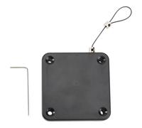 GATHINESS Cierrapuertas Resistente a Altas Temperaturas y Cable Retráctil Automático Sensor Material Abs y Acero para Puerta de Madera y Puerta Cortafuego Adecuado para Oficina y Rancho