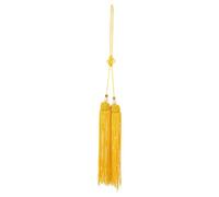GATHINESS Colgante de Borla Vibrante para Espada de Tai, Material de Tela Amarillo Sujeción Segura, Adecuado para Artes Marciales y Decoración Tradicional