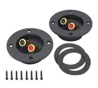 GATHINESS Conectores de Horquilla para Altavoces de 2 Vías Caja de Desconexión, Anti-envejecimiento y Resistencia Corrosión, para Subwoofer de Coche y Audio Doméstico