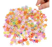GATHINESS Confeti de Fiesta Colorido en Forma de Flores, 60g Plástico Decorativo para Bodas, Decoración de Mesa para Celebraciones y Eventos Festivos