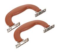 GATHINESS Conjunto de 2 Asas de Plástico Marrón para Maletas y Cajas, Diseño Ergonómico Fácil de Reemplazar, Adecuado para Reparación y Transporte de Equipaje